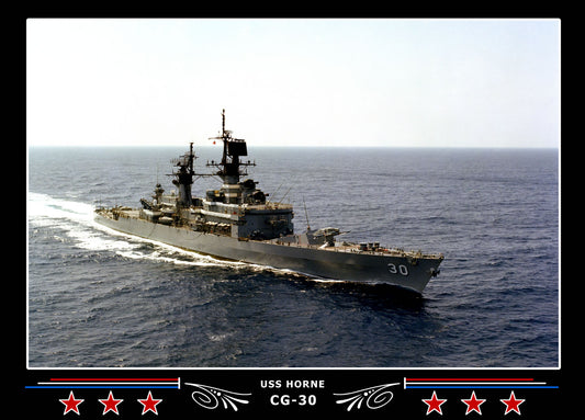 USS Horne CG-30 Canvas Photo Print