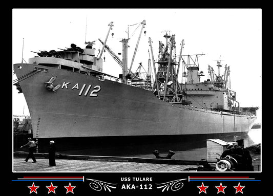 USS Tulare AKA112 Canvas Photo Print