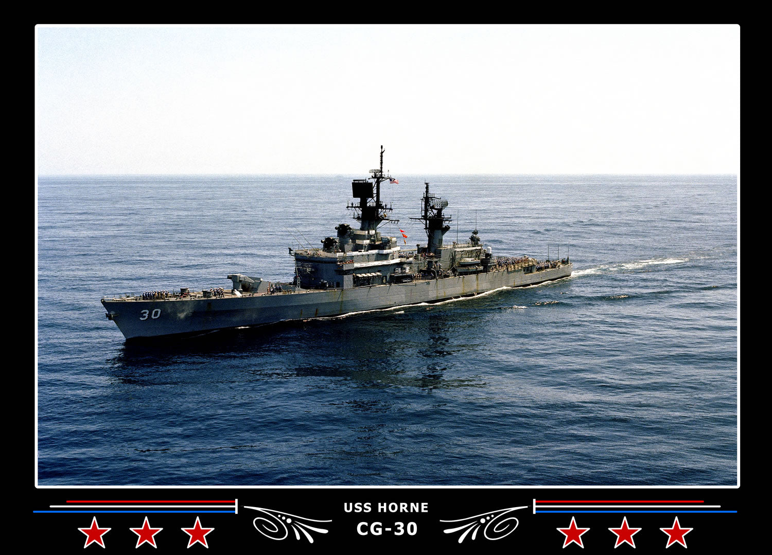 USS Horne CG-30 Canvas Photo Print