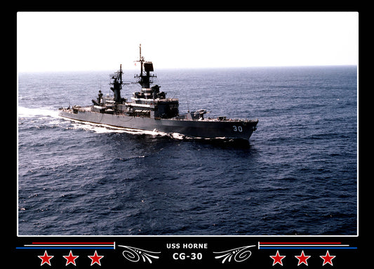 USS Horne CG-30 Canvas Photo Print