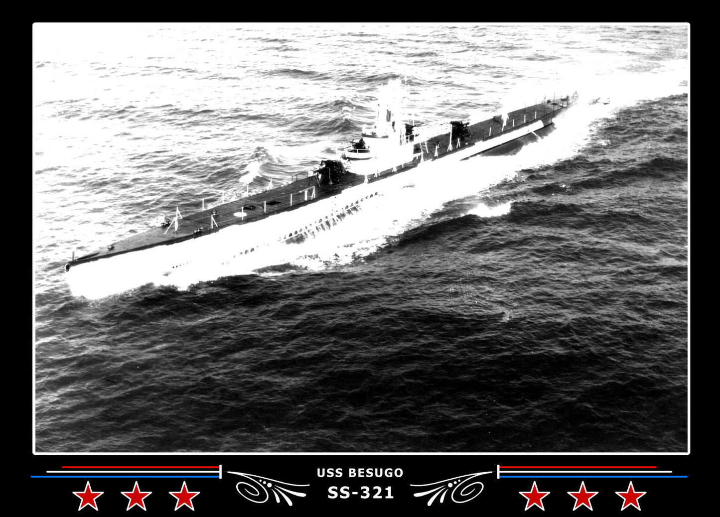 USS Besugo SS-321 Canvas Photo Print