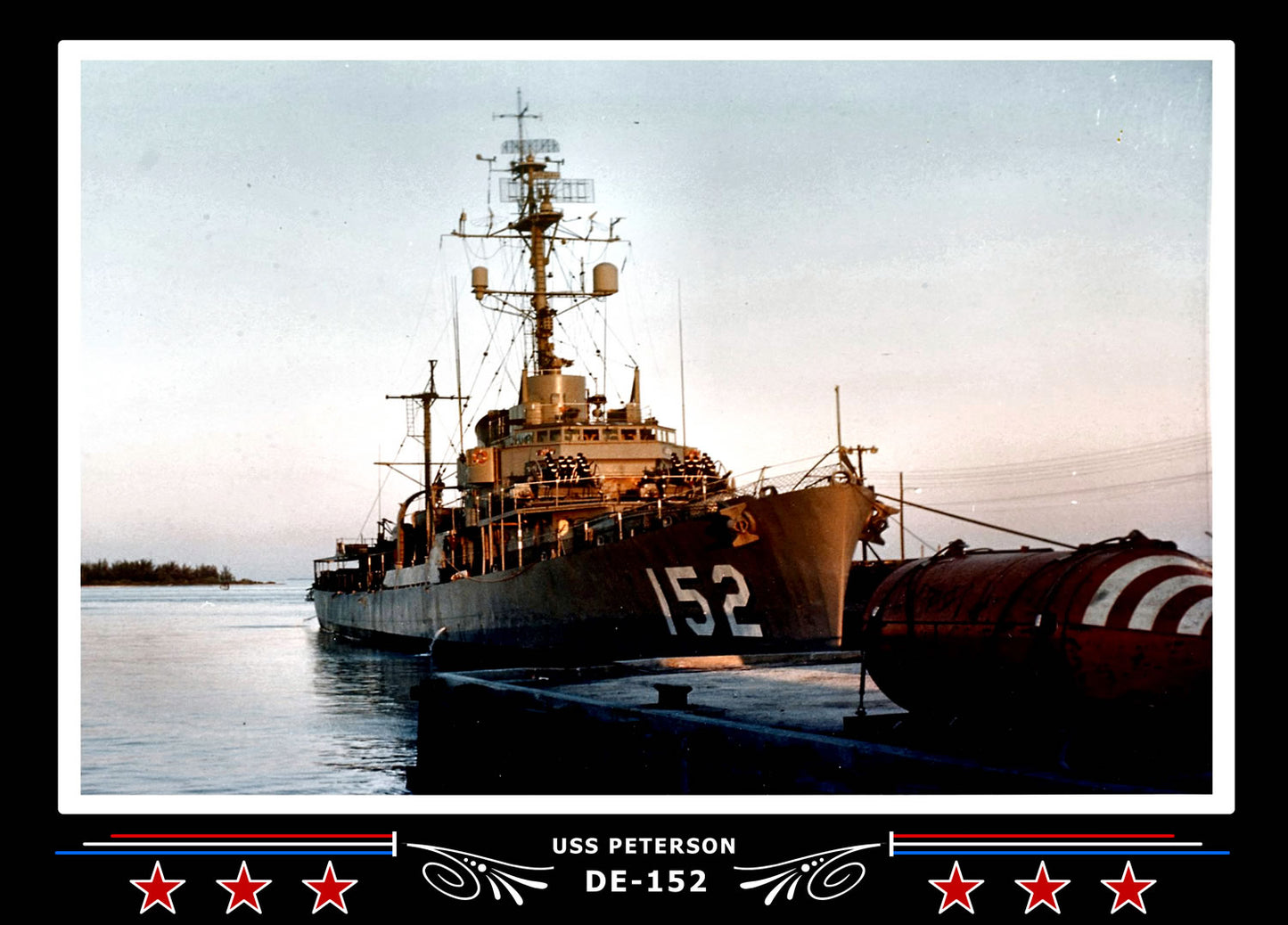 USS Peterson DE-152 Canvas Photo Print