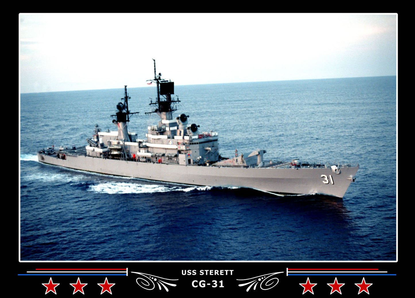 USS Sterett CG-31 Canvas Photo Print