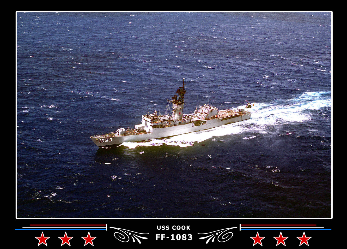 USS Cook FF-1083 Canvas Photo Print