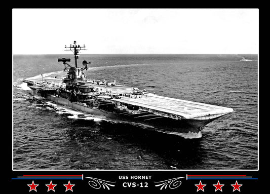 USS Hornet CVS-12 Canvas Photo Print