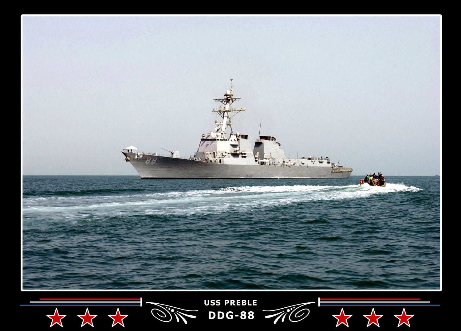 USS Preble DDG-88 Canvas Photo Print