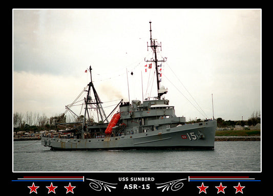 USS Sunbird ASR-15 Canvas Photo Print