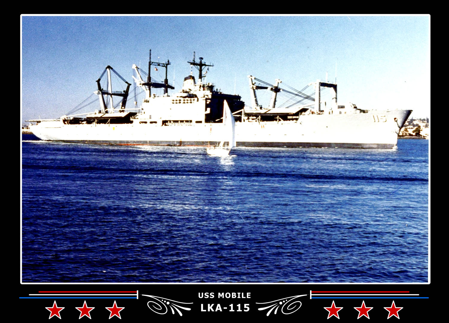 USS Mobile LKA115 Canvas Photo Print
