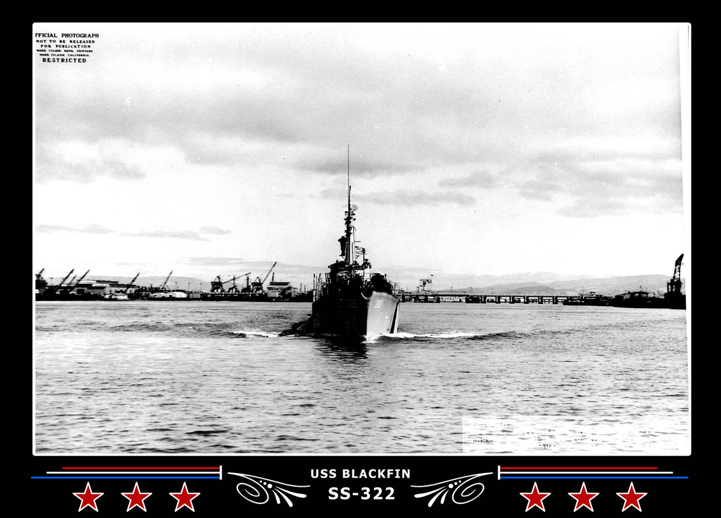 USS Blackfin SS-322 Canvas Photo Print