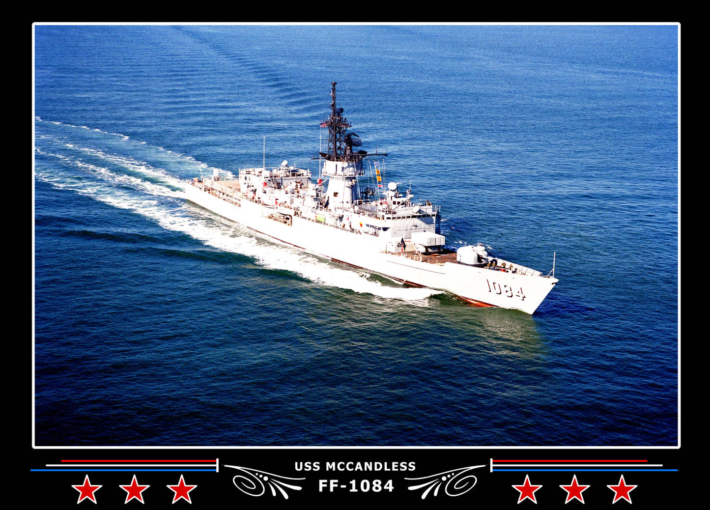 USS Mccandless FF-1084 Canvas Photo Print