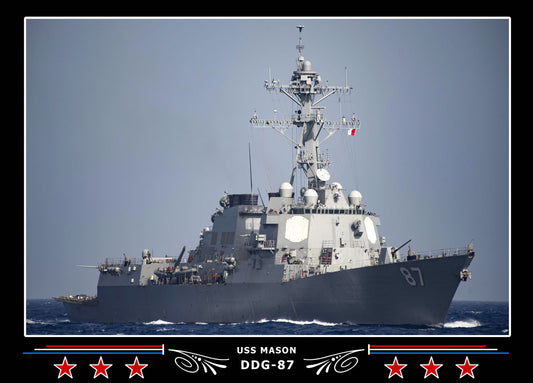USS Mason DDG-87 Canvas Photo Print