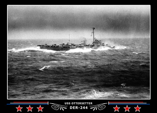 USS Ottersetter DER-244 Canvas Photo Print