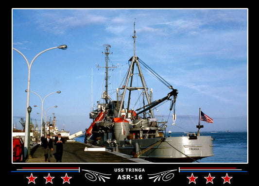 USS Tringa ASR-16 Canvas Photo Print