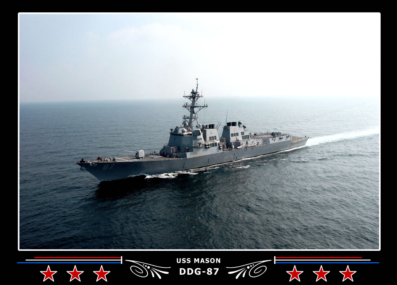 USS Mason DDG-87 Canvas Photo Print