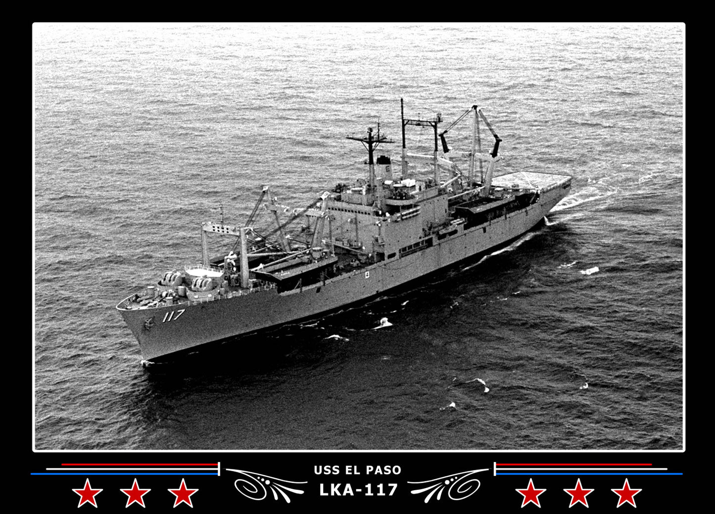 USS El Paso LKA117 Canvas Photo Print