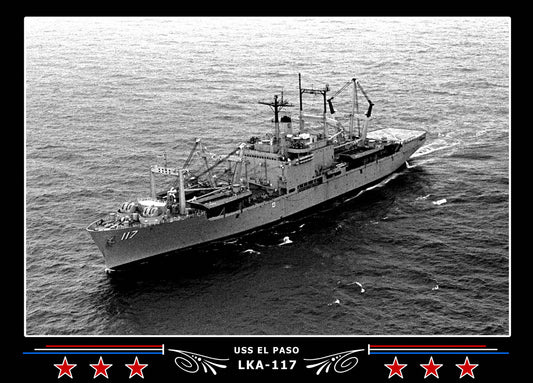 USS El Paso LKA117 Canvas Photo Print