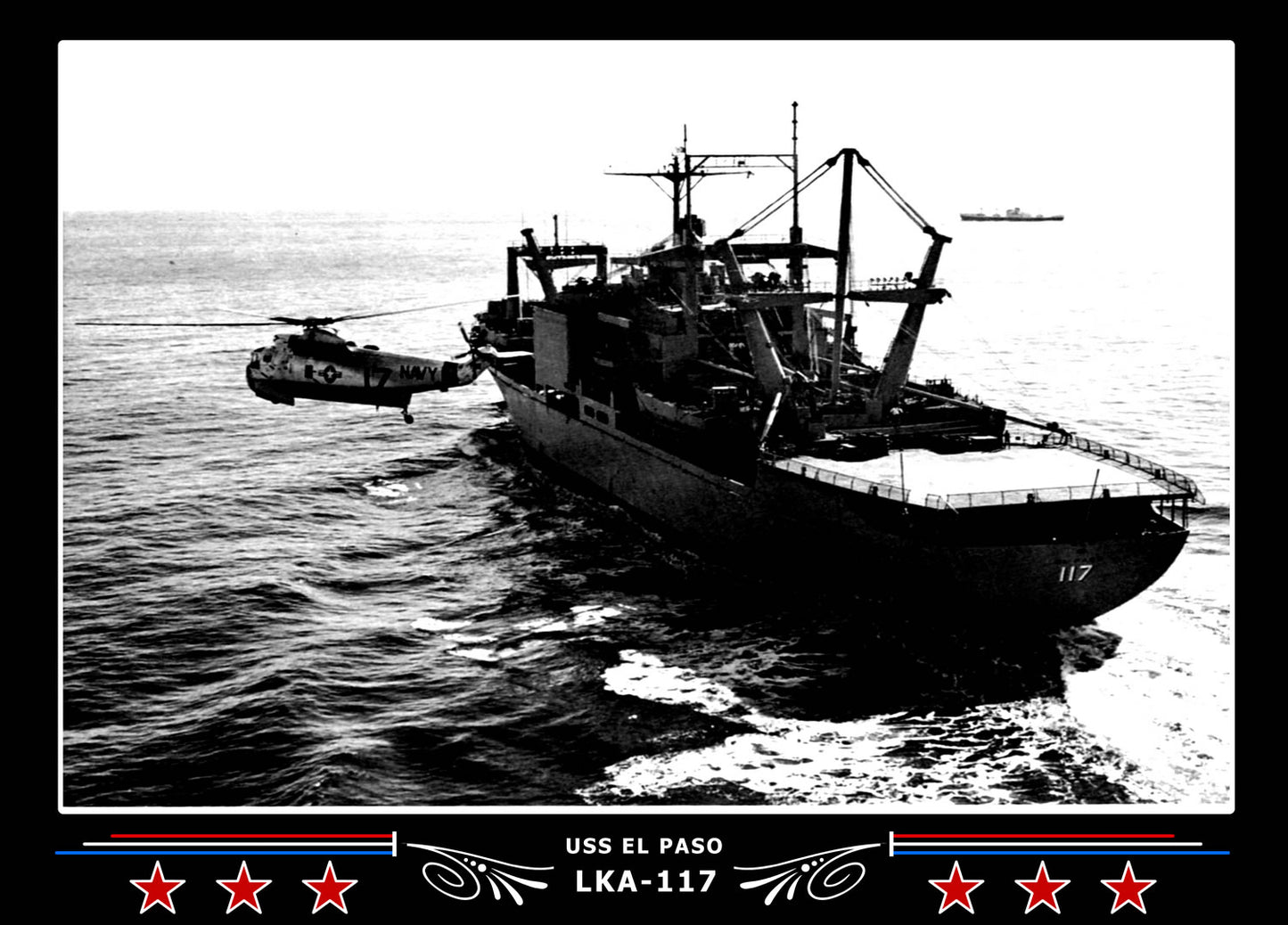 USS El Paso LKA117 Canvas Photo Print