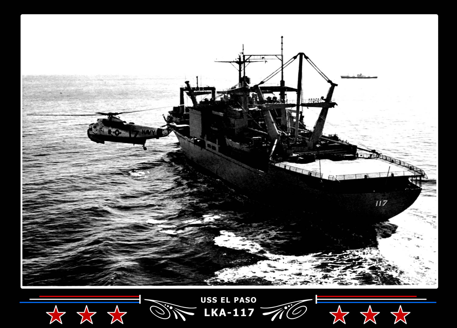 USS El Paso LKA117 Canvas Photo Print