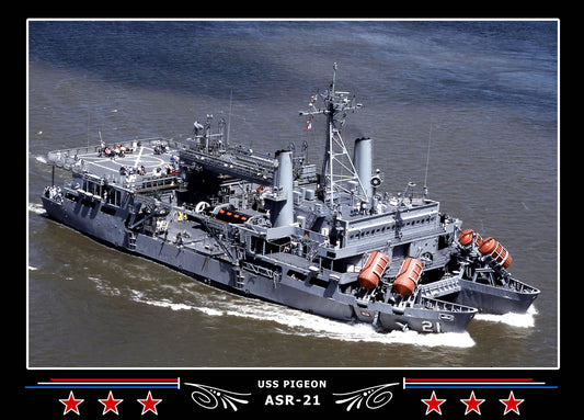 USS Pigeon ASR-21 Canvas Photo Print