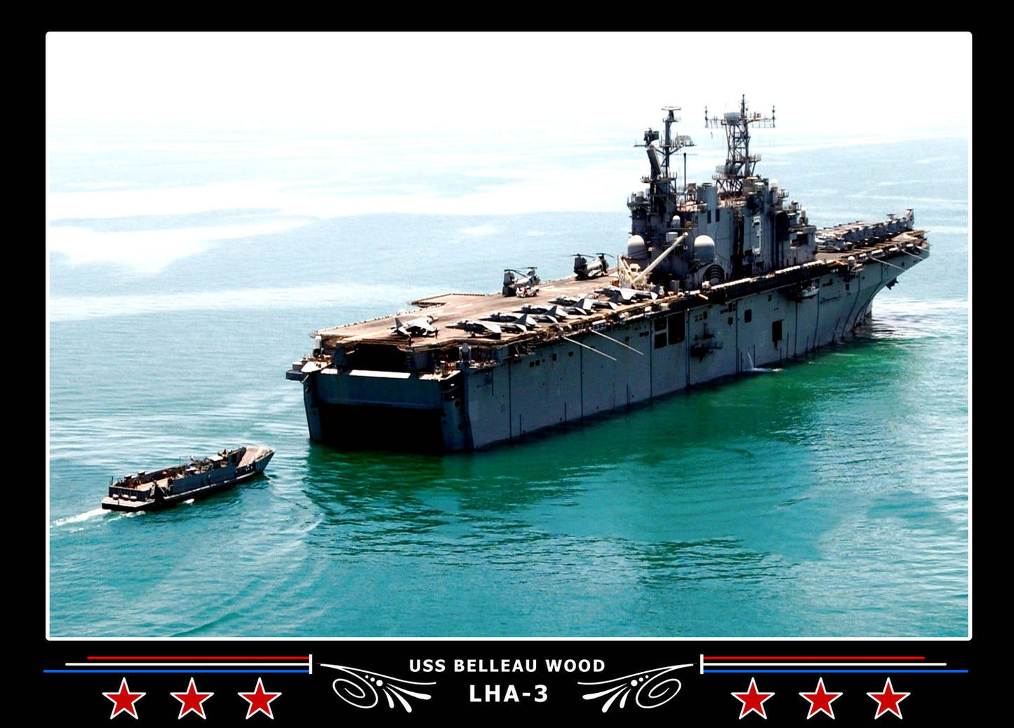 USS Belleau Wood LHA3 Canvas Photo Print