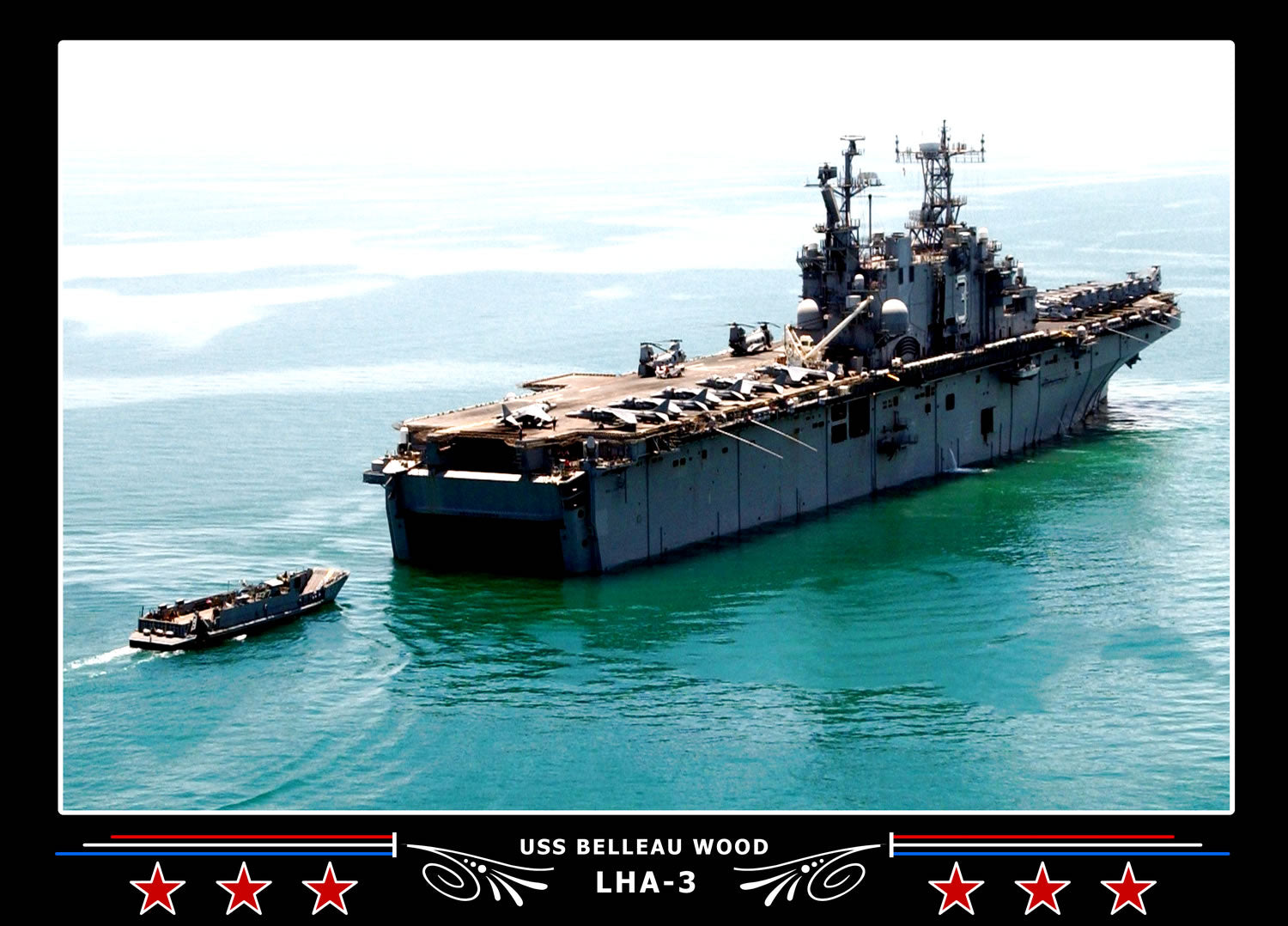 USS Belleau Wood LHA3 Canvas Photo Print