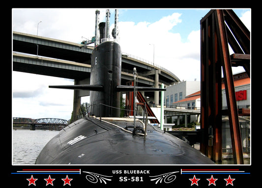 USS Blueback SS-581 Canvas Photo Print