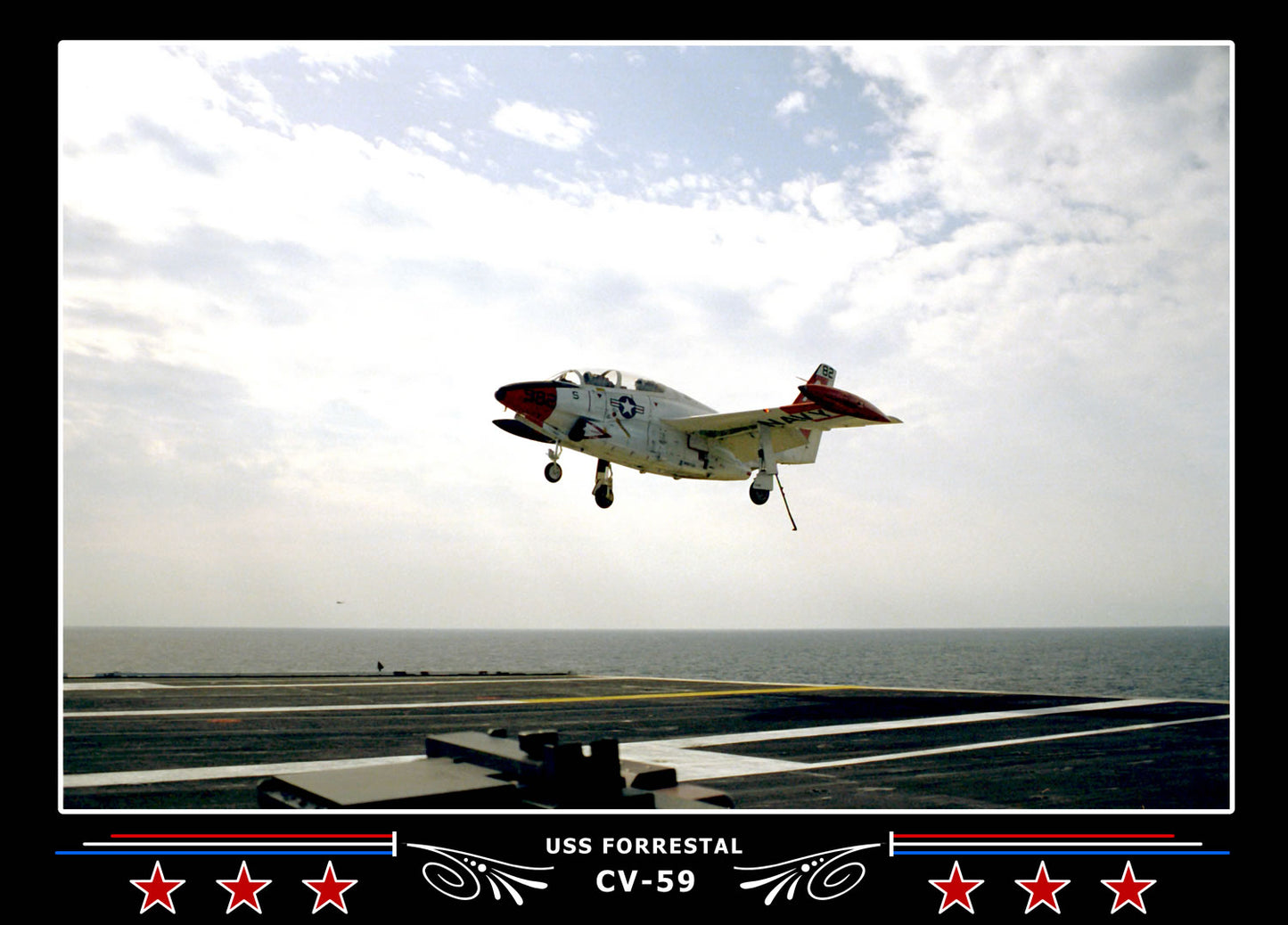 USS Forrestal CV-59 Canvas Photo Print