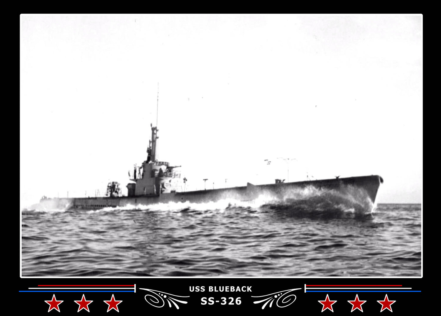 USS Blueback SS-326 Canvas Photo Print