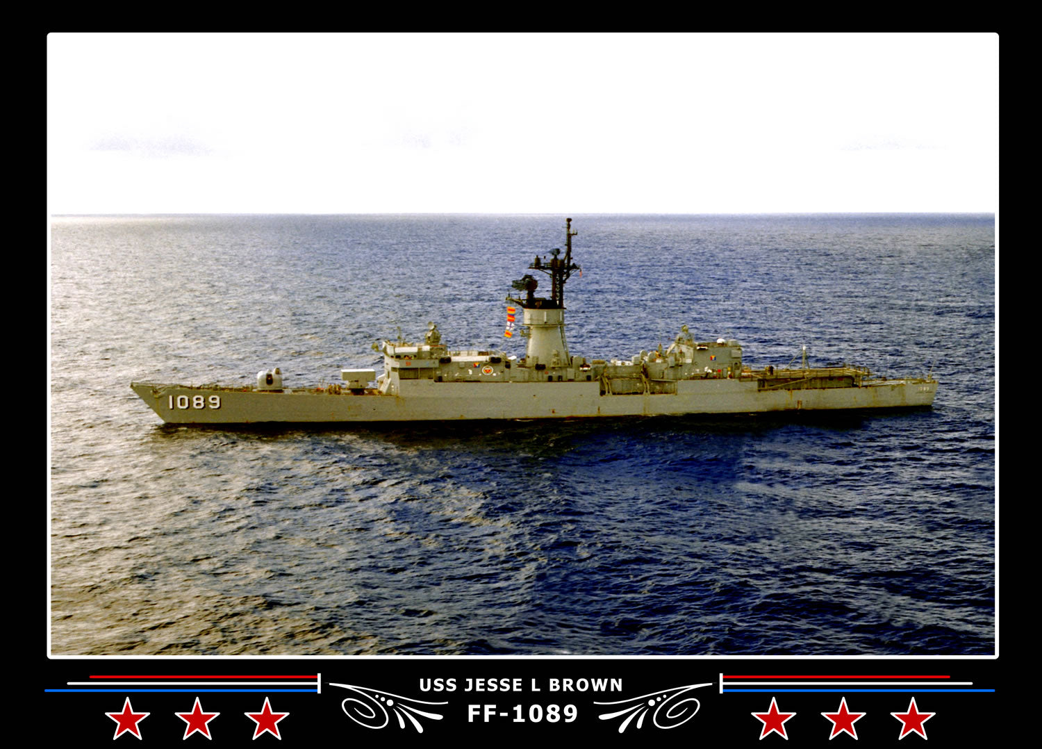 USS Jesse L Brown FF-1089 Canvas Photo Print