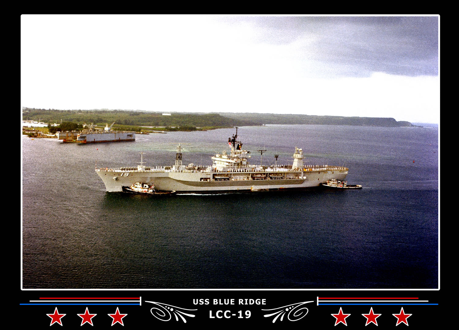 USS Blue Ridge LCC19 Canvas Photo Print