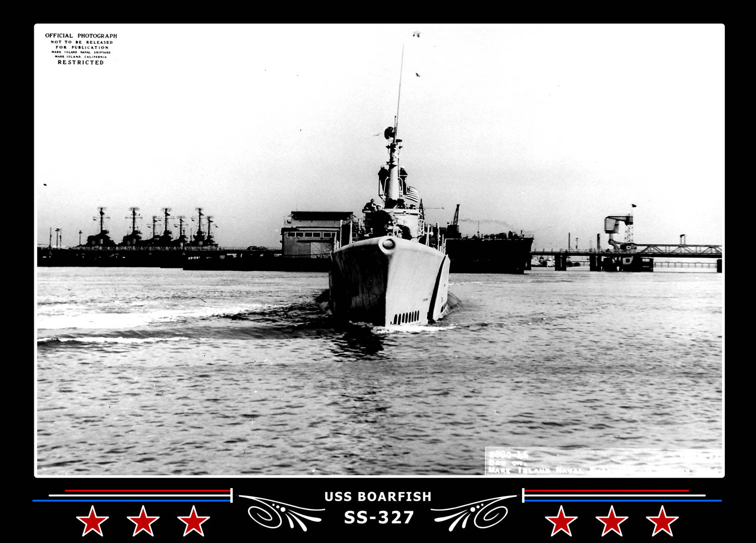 USS Boarfish SS-327 Canvas Photo Print