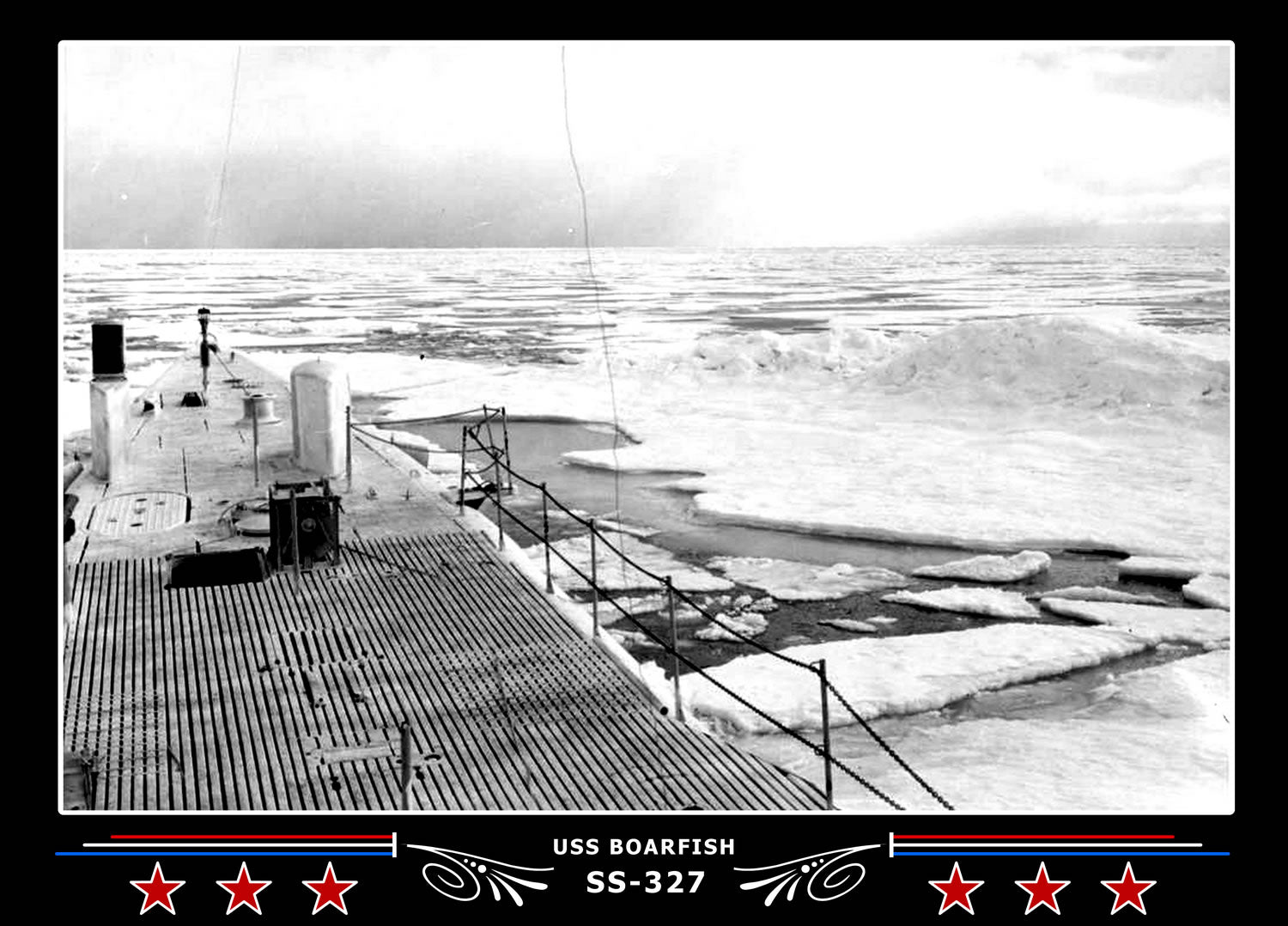 USS Boarfish SS-327 Canvas Photo Print