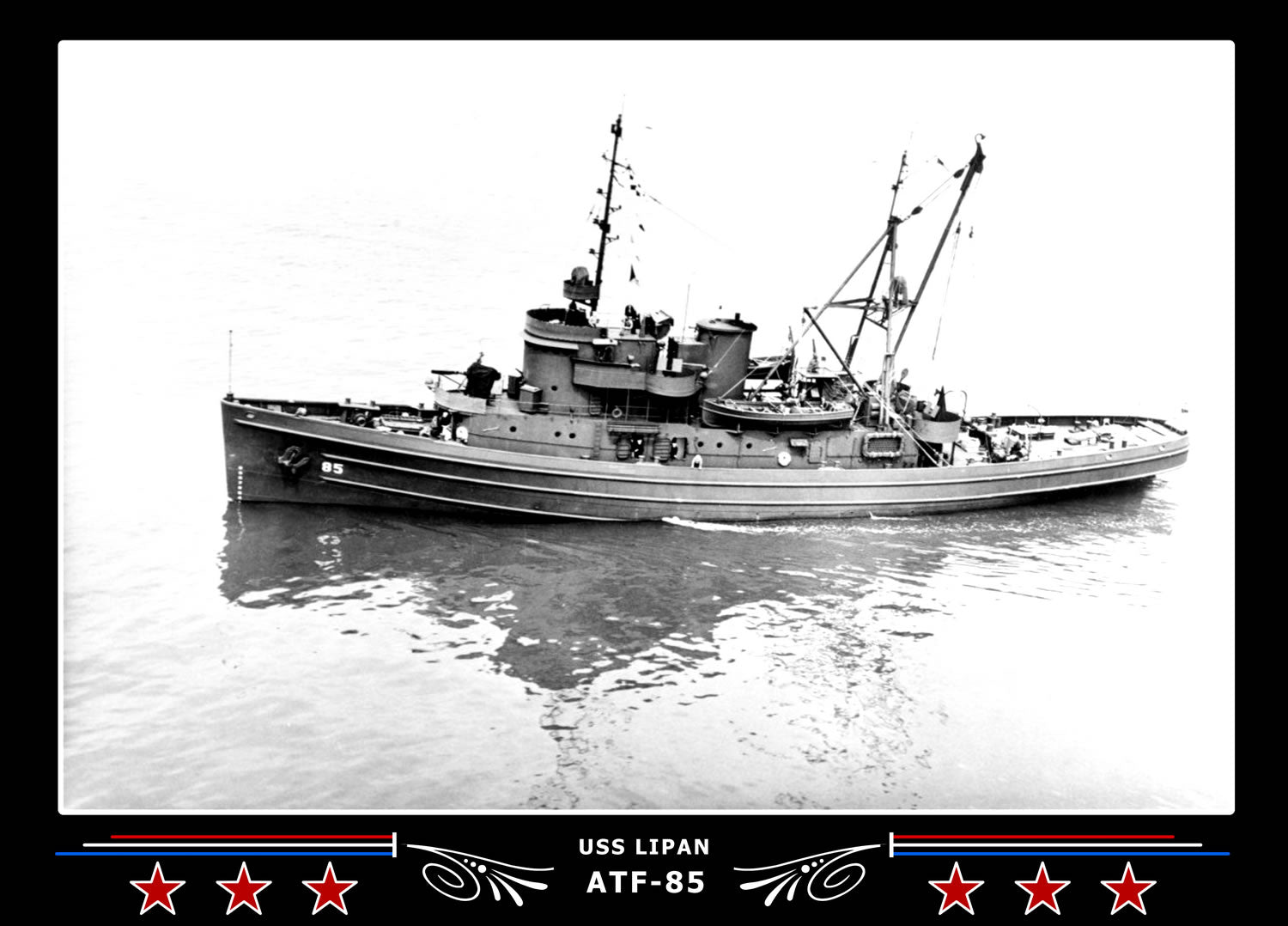 USS Lipan ATF-85 Canvas Photo Print