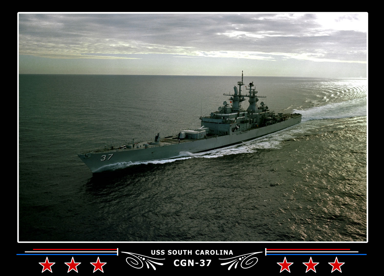 USS South Carolina CGN-37 Canvas Photo Print