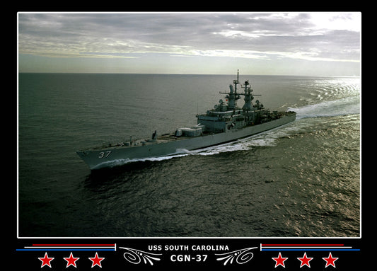 USS South Carolina CGN-37 Canvas Photo Print