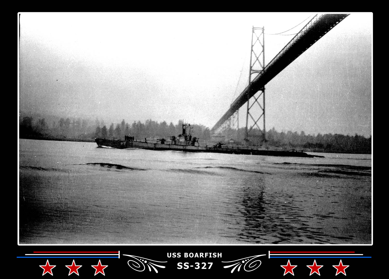 USS Boarfish SS-327 Canvas Photo Print