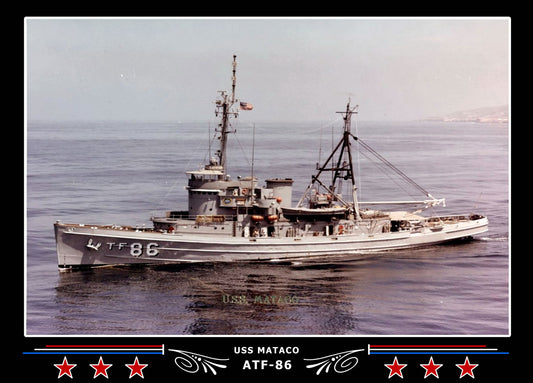 USS Mataco ATF-86 Canvas Photo Print