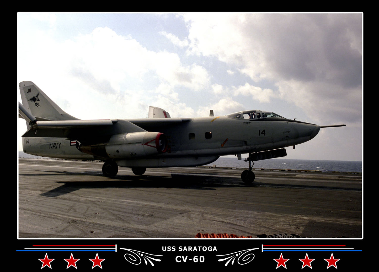USS Saratoga CV-60 Canvas Photo Print
