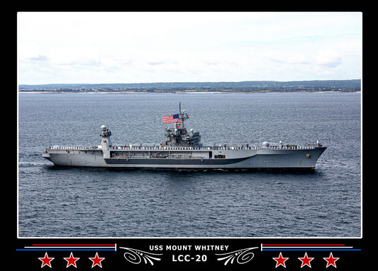 USS Mount Whitney LCC20 Canvas Photo Print