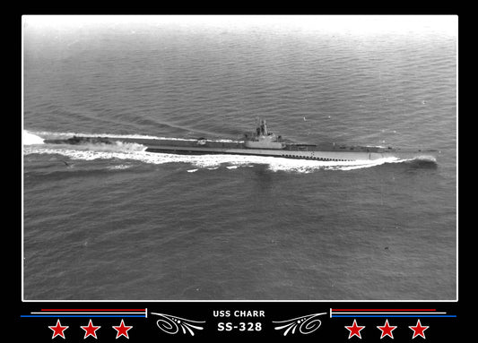 USS Charr SS-328 Canvas Photo Print