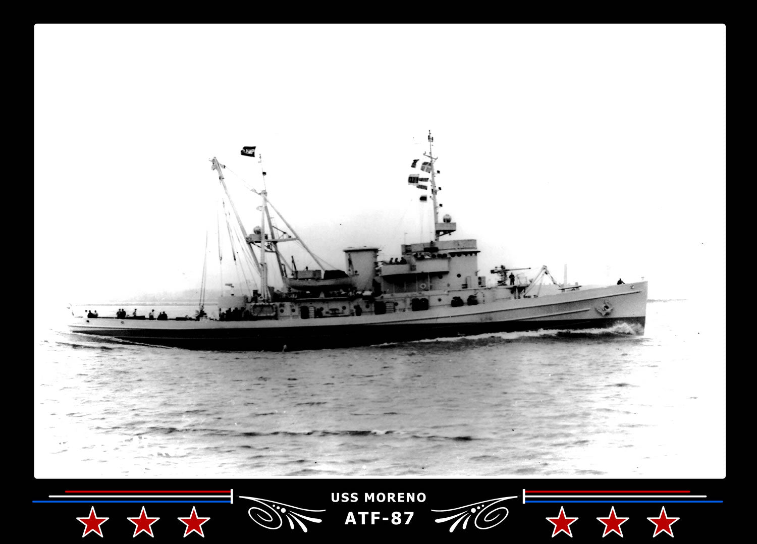 USS Moreno ATF-87 Canvas Photo Print