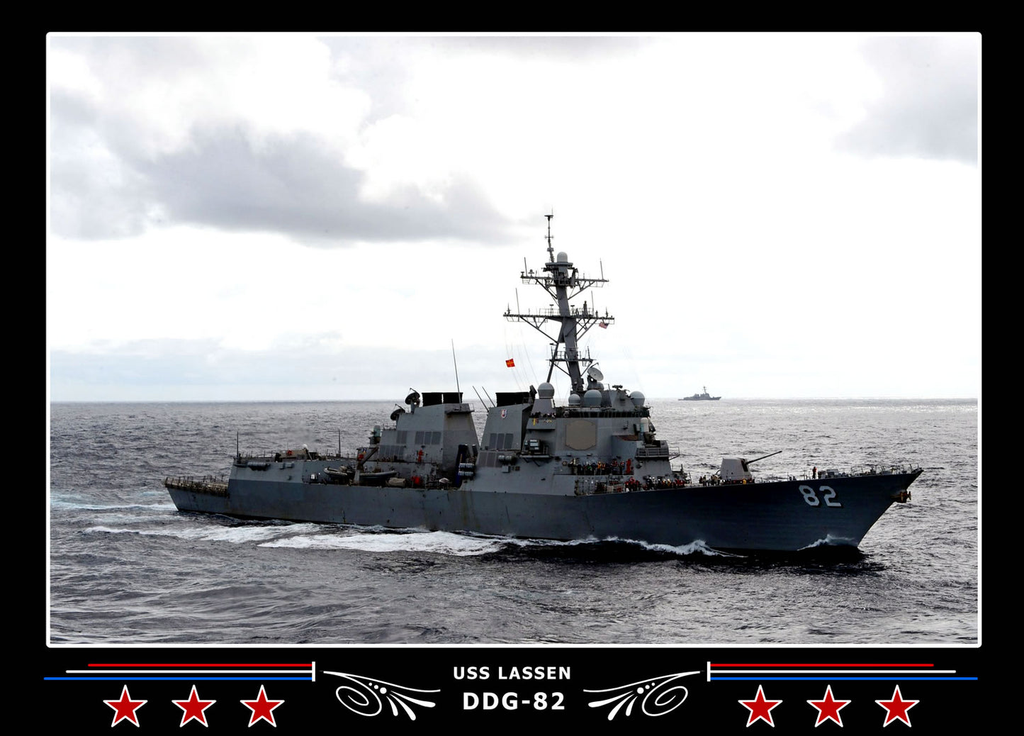 USS Lassen DDG-82 Canvas Photo Print