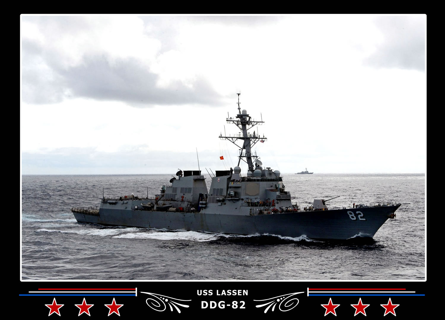USS Lassen DDG-82 Canvas Photo Print