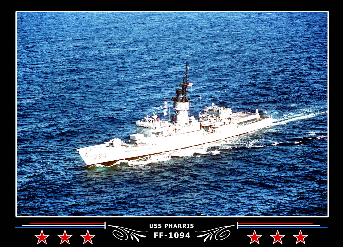 USS Pharris FF-1094 Canvas Photo Print