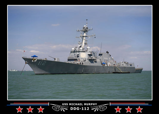 USS Michael Murphy DDG-112 Canvas Photo Print