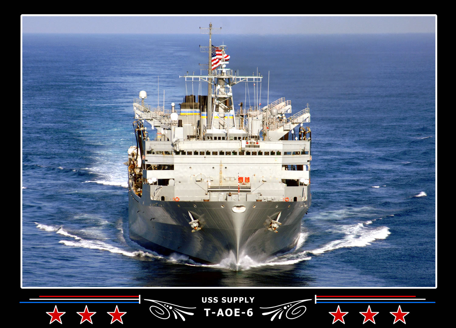USS Supply T-AOE-6 Canvas Photo Print