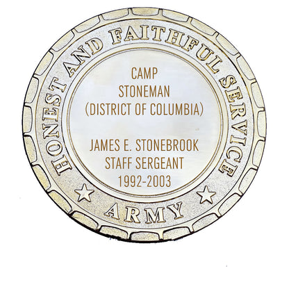 Army Plaque - Camp Stoneman