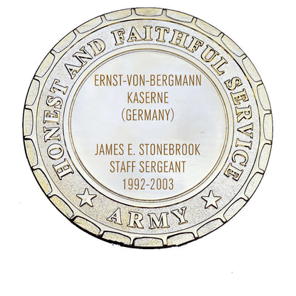 Army Plaque - Ernst