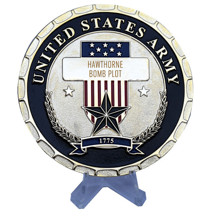 Army Plaque - Hawthorne Bomb Plot