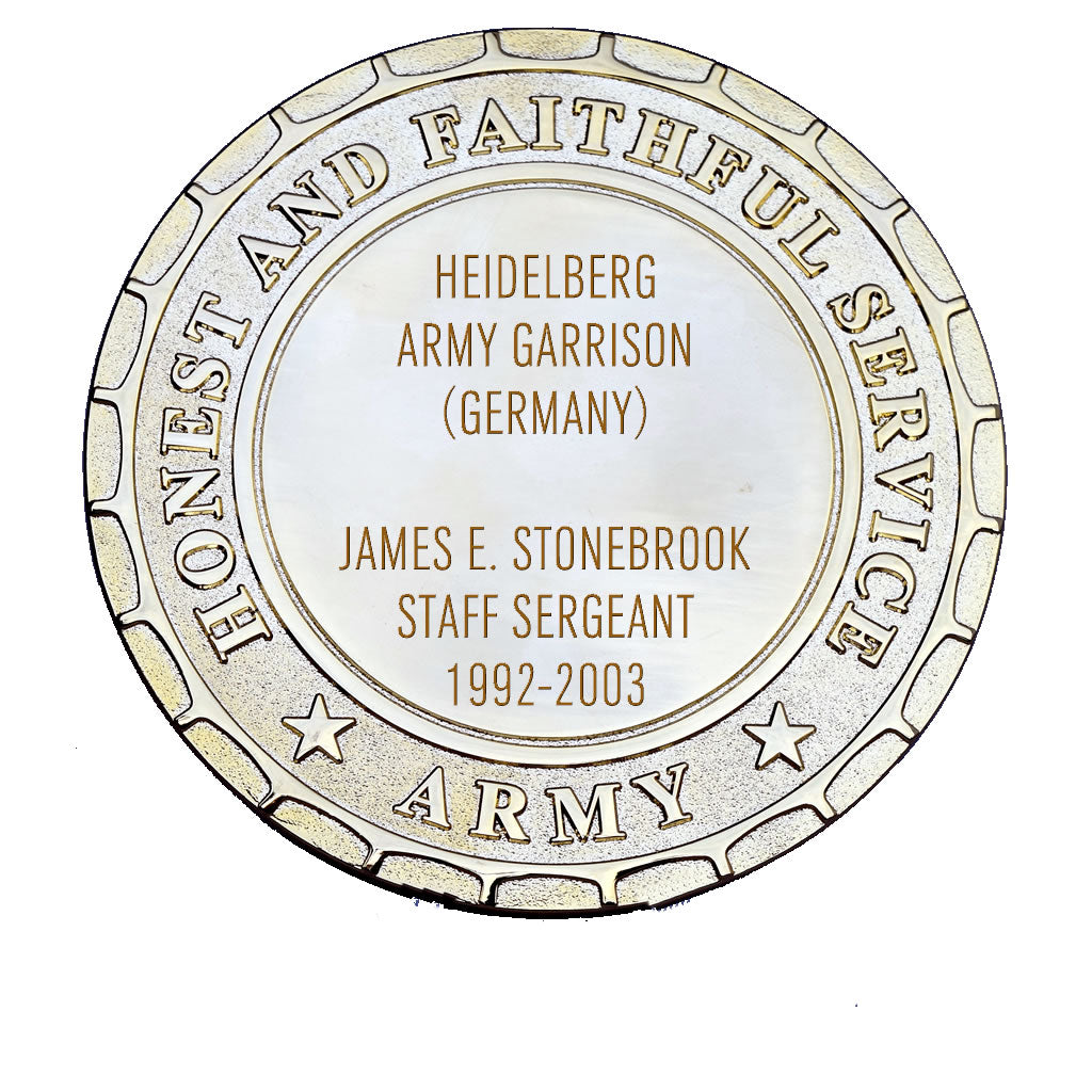 Army Plaque - Heidelberg Army Garrison